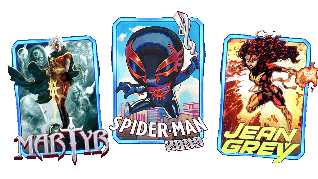 MARVEL SNAP Martyr Spider-Man 2099 Jean Grey