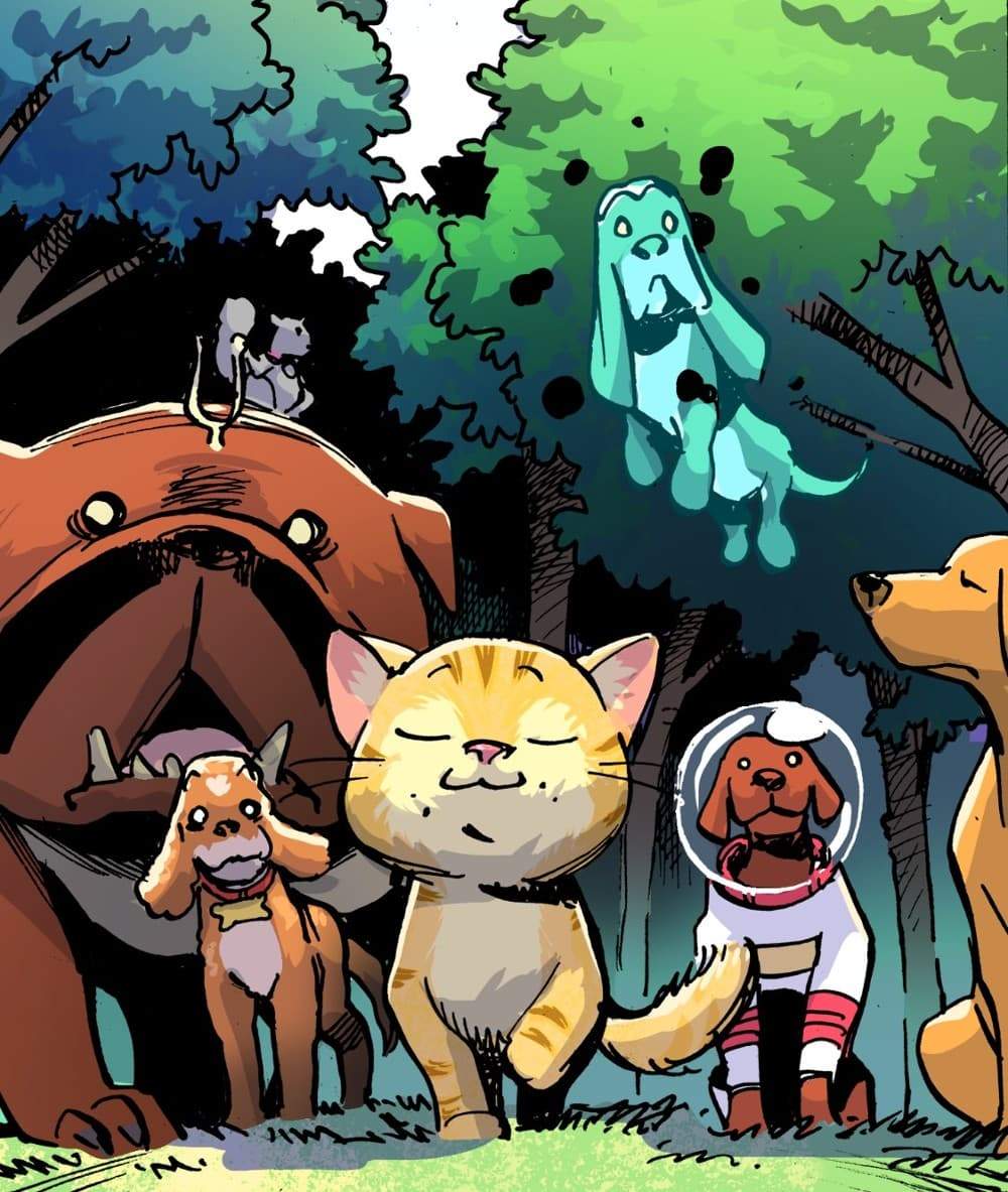 MARVEL MUTTS INFINITY COMIC (2023) #7 artwork by Takeshi Miyazawa