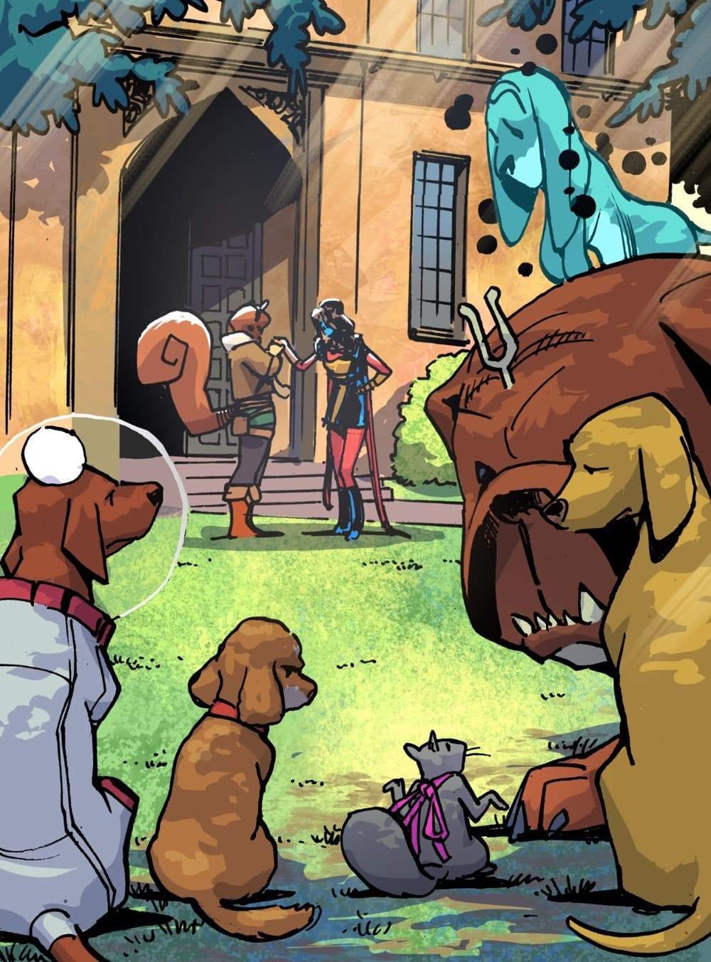 MARVEL MUTTS INFINITY COMIC (2023) #7 artwork by Takeshi Miyazawa