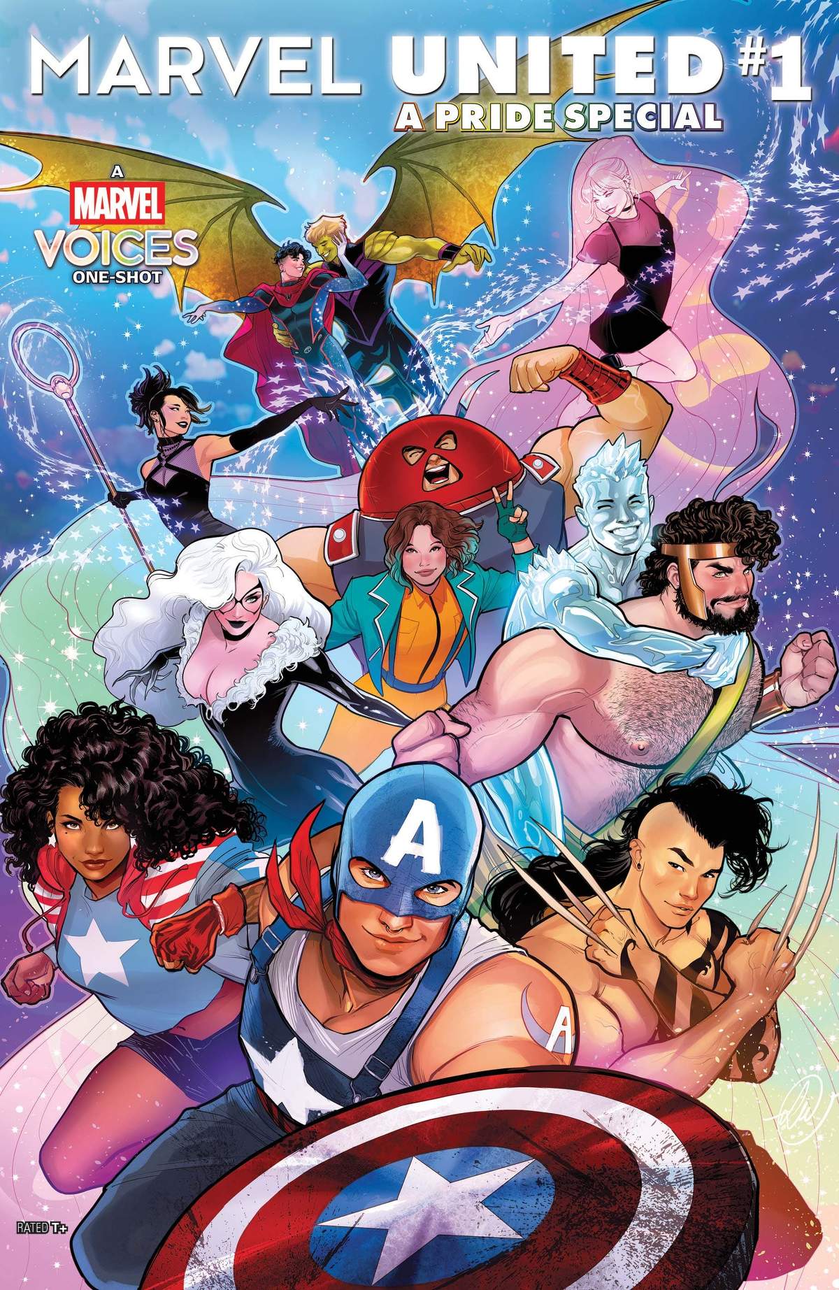 MARVEL UNITED: A PRIDE SPECIAL (2025) #1 cover by Lucas Werneck