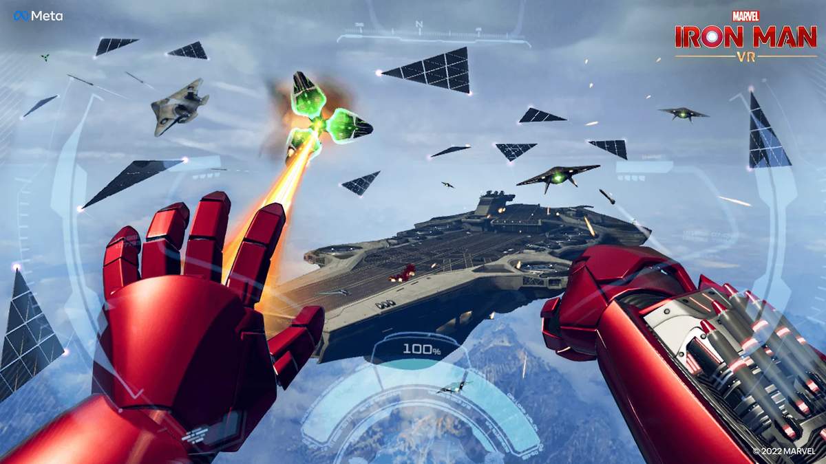 Marvel's Iron Man VR Cinematic Helicarrier Defense E