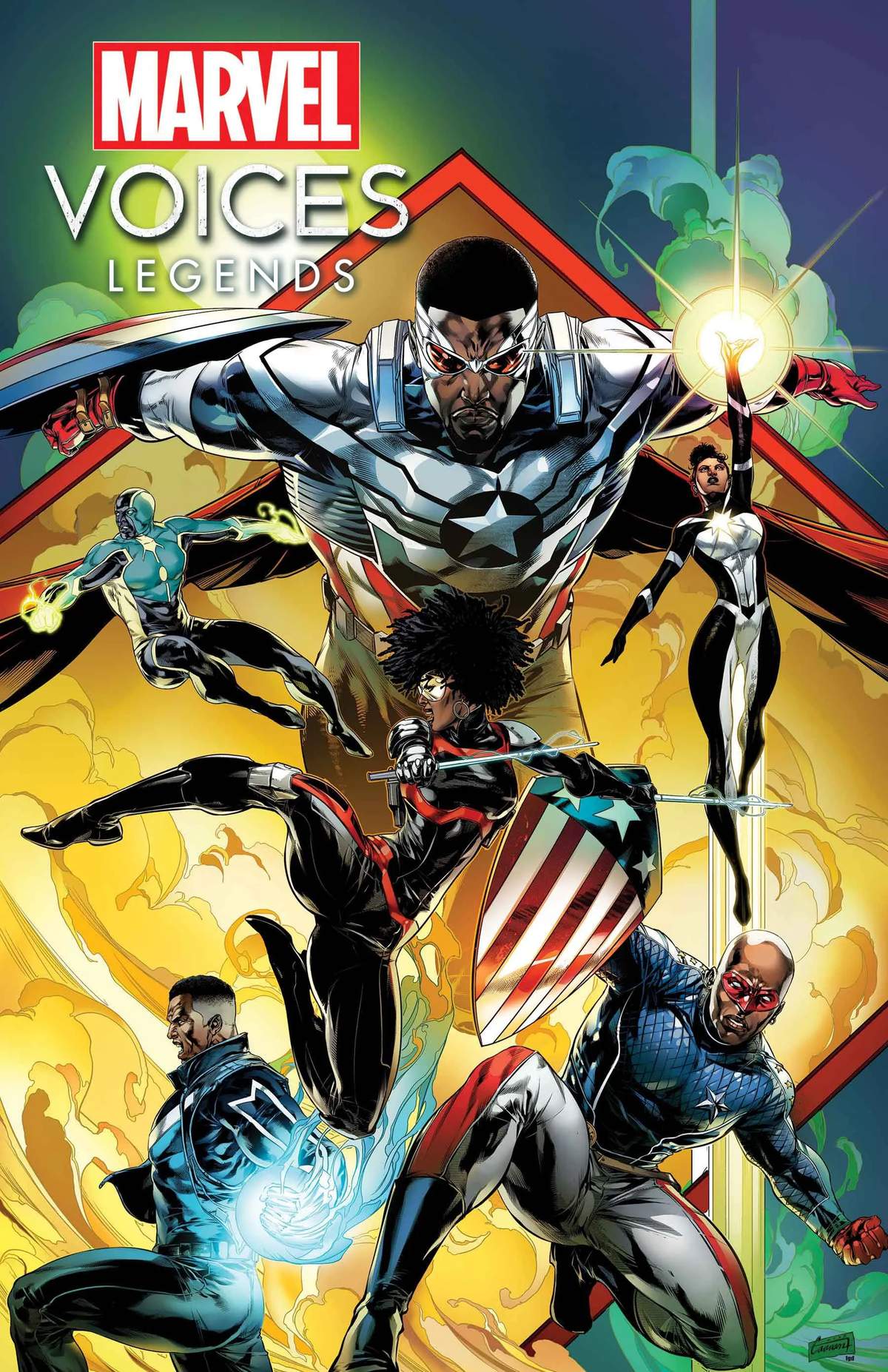MARVEL'S VOICES: LEGENDS (2024) #1 cover by Caanan White