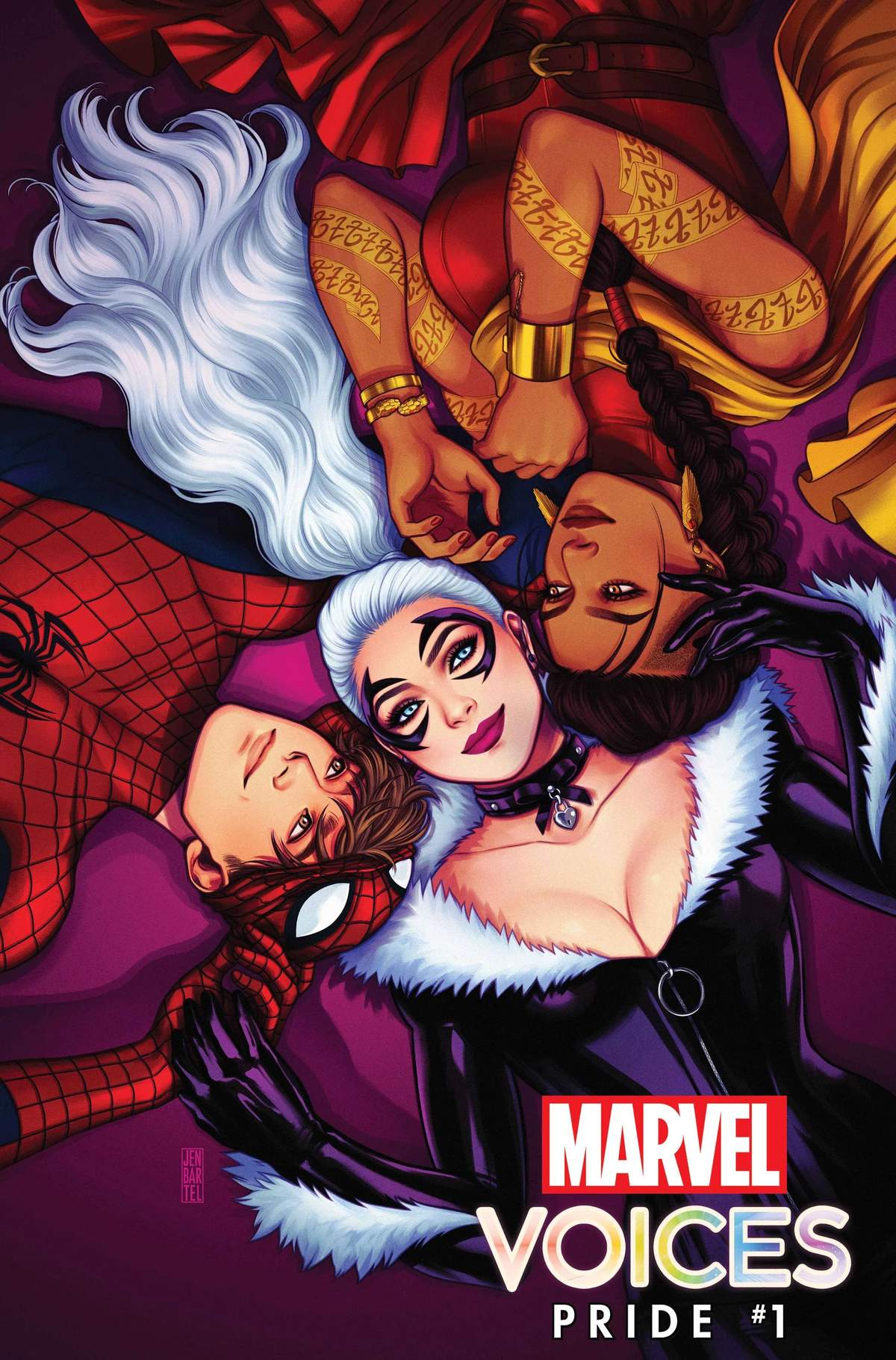 MARVEL'S VOICES: PRIDE #1 cover by Jen Bartel