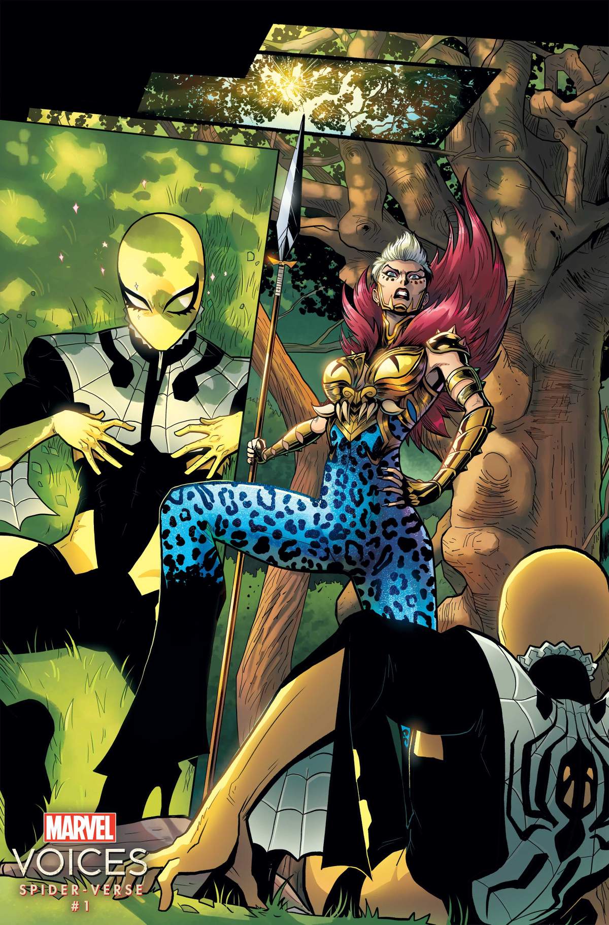 MARVEL’S VOICES: SPIDER-VERSE #1 - “Fire With Fire” artwork by Luciano Vecchio