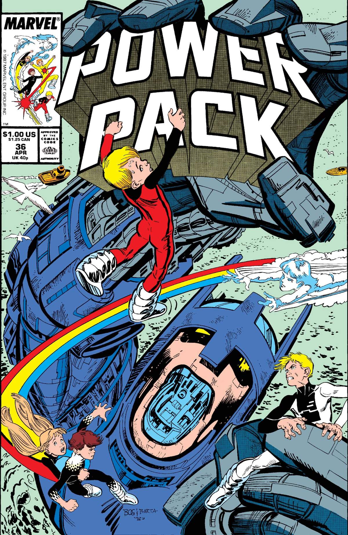 POWER PACK (1984) #36 Master Mold by Jon Bogdanove and Hilary Barta