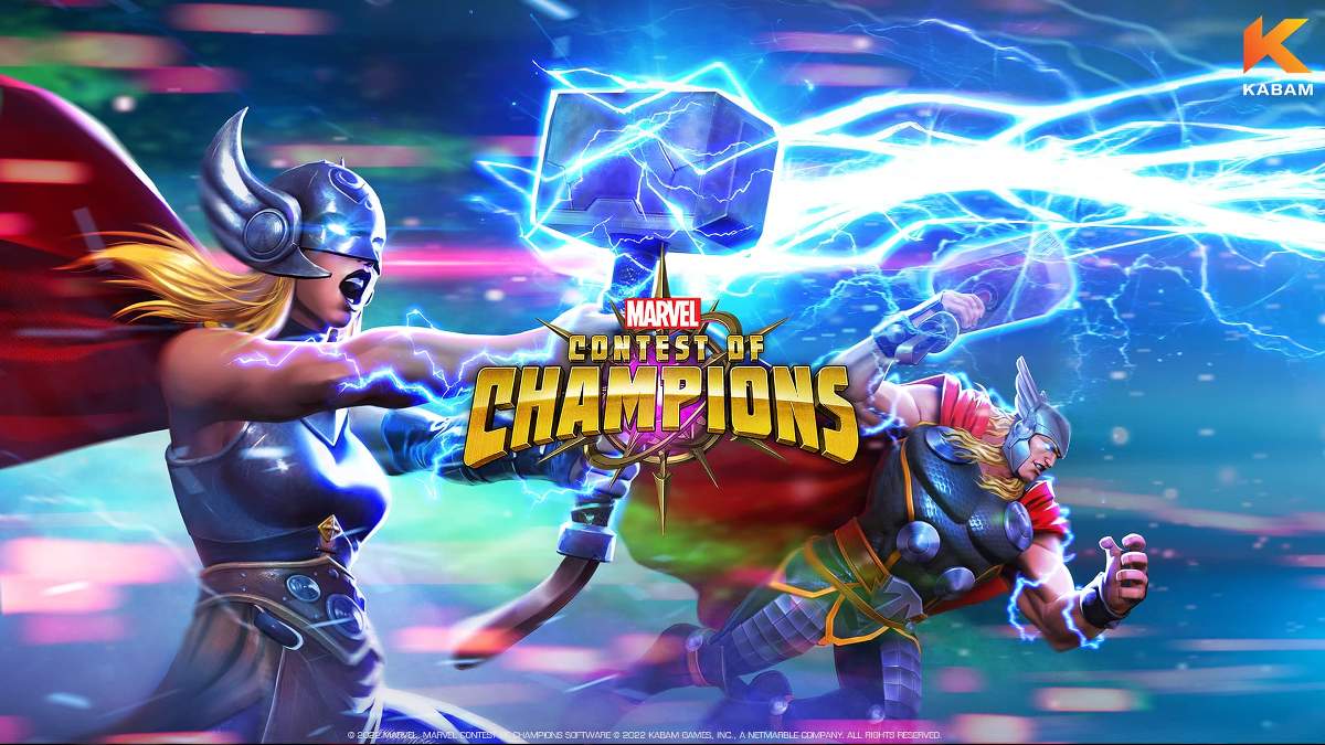 Marvel Contest of Champions Thor (Jane Foster) and Thor (Ragnarok)