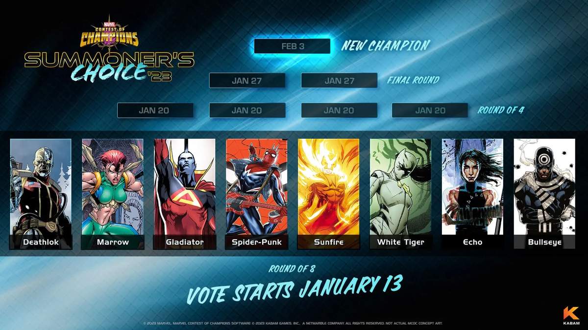 How to Vote for Marvel Contest of Champions' Summoner's Choice 2023