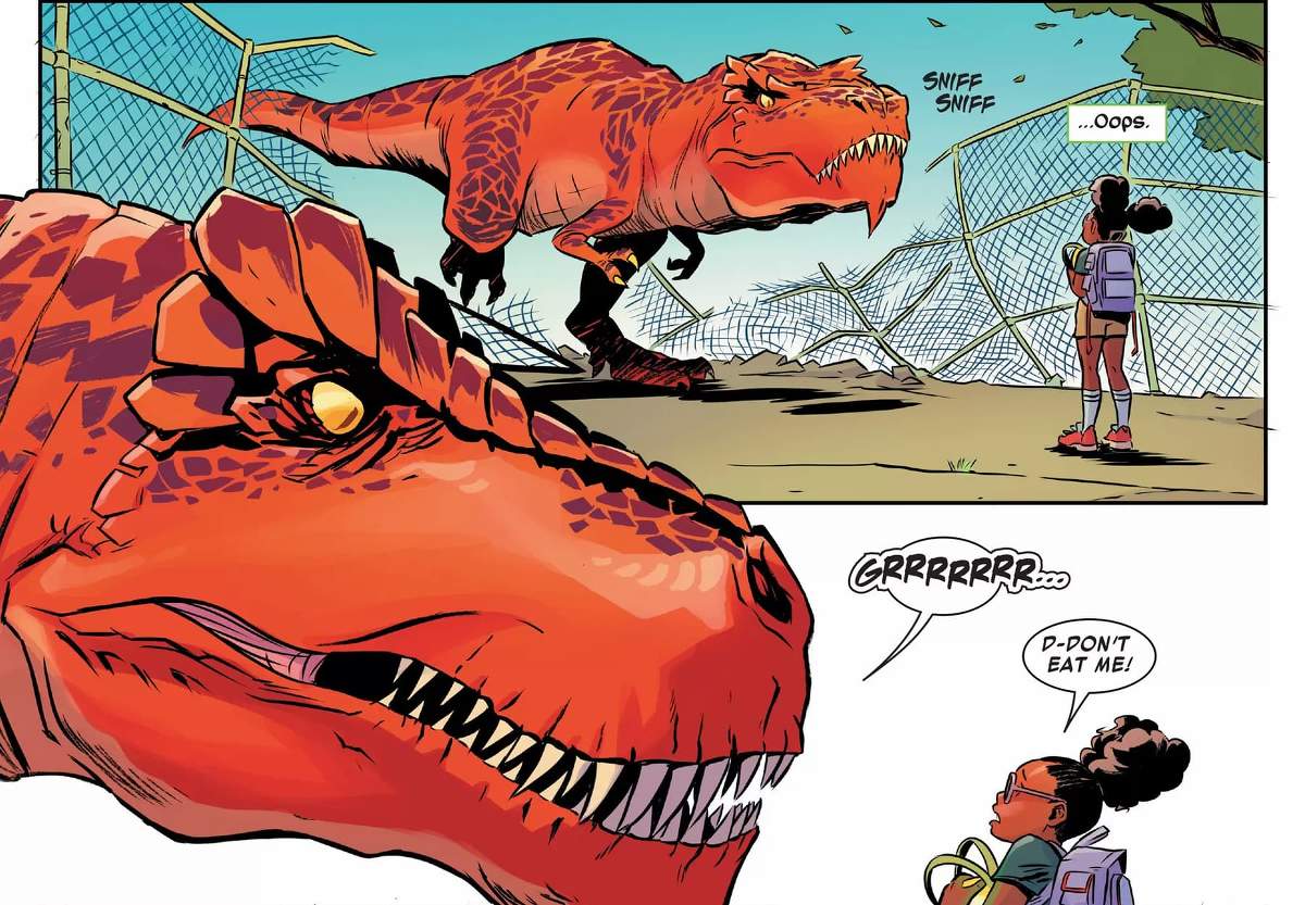 MOON GIRL AND DEVIL DINOSAUR (2015) #1 by Brandon Montclare, Amy Reeder, and Natacha Bustos.