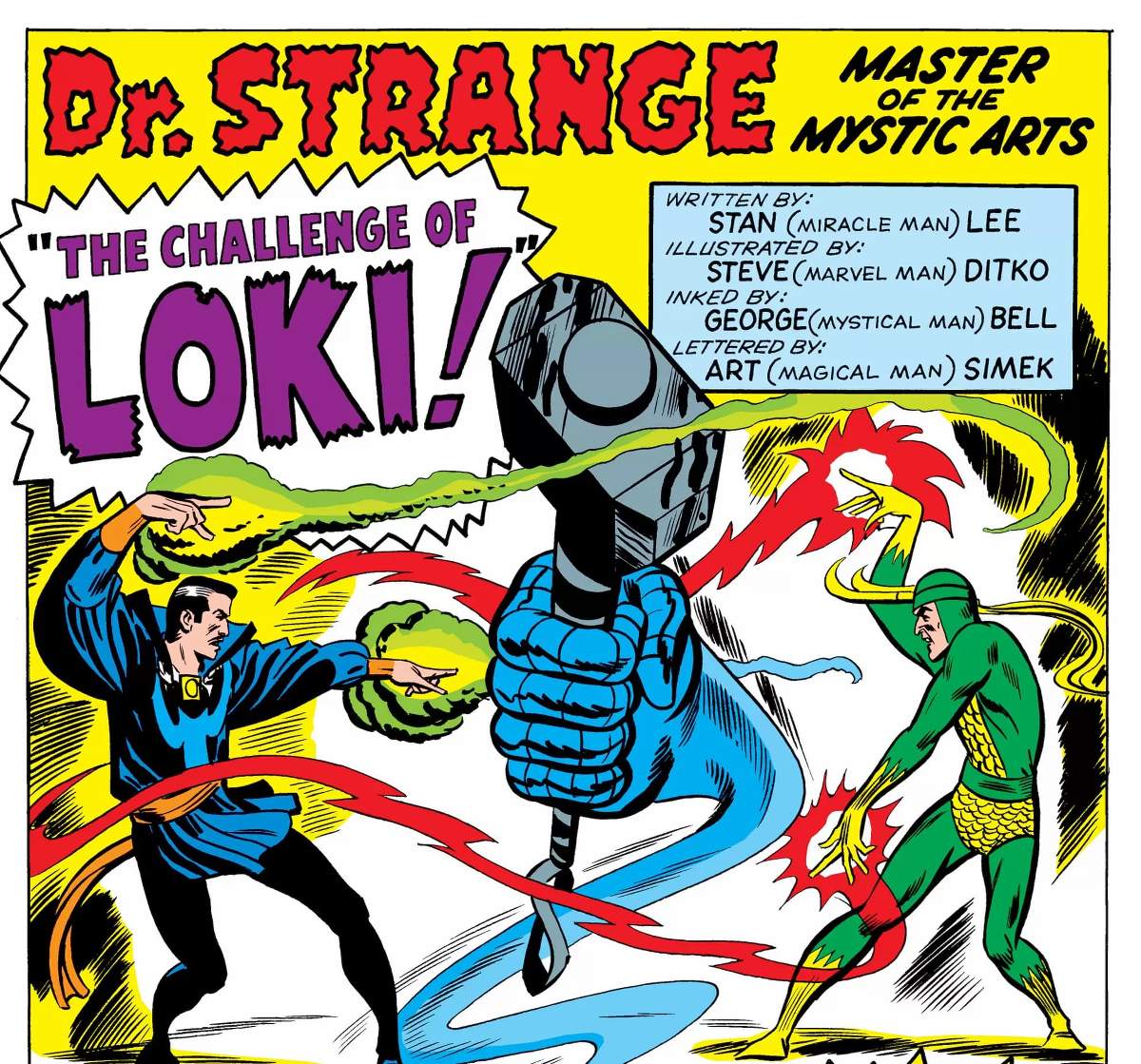 STRANGE TALES (1951) #123 artwork by Steve Ditko and George Bell
