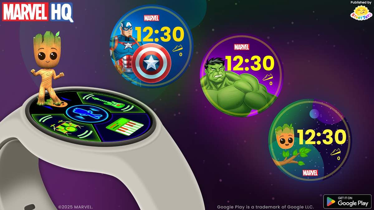 Marvel HQ Watch App and Watch Faces Launch for Samsung’s Galaxy Watch for Kids Experience