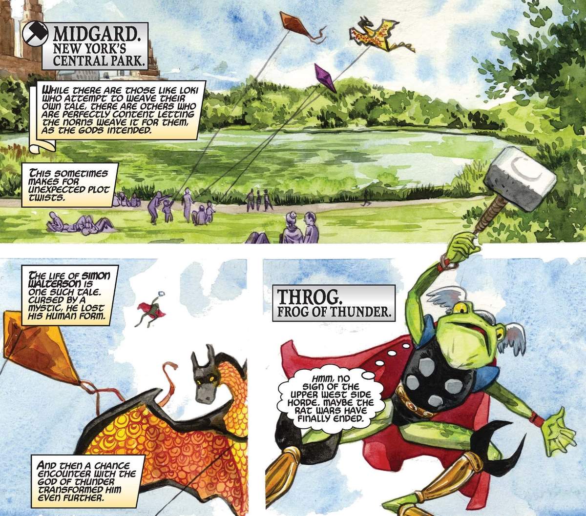 Throg fights another day in MIGHTY THOR (2015) #700.