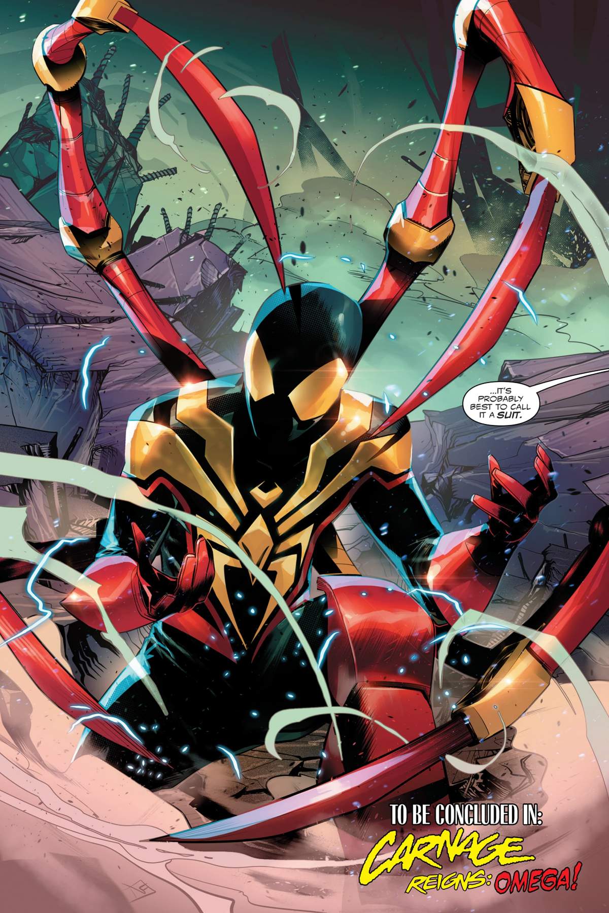 MILES MORALES: SPIDER-MAN (2022) #7 artwork by Federico Vicentini and Bryan Valenza