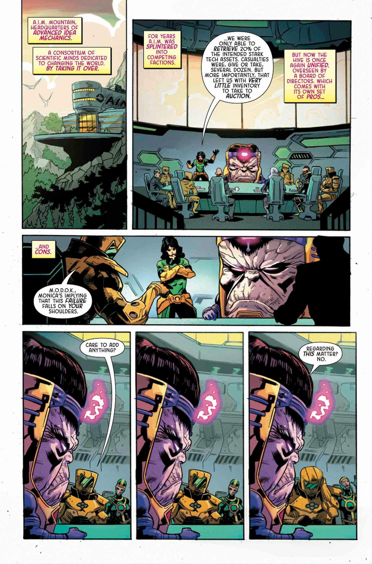 M.O.D.O.K.: HEAD GAMES #1 preview pages