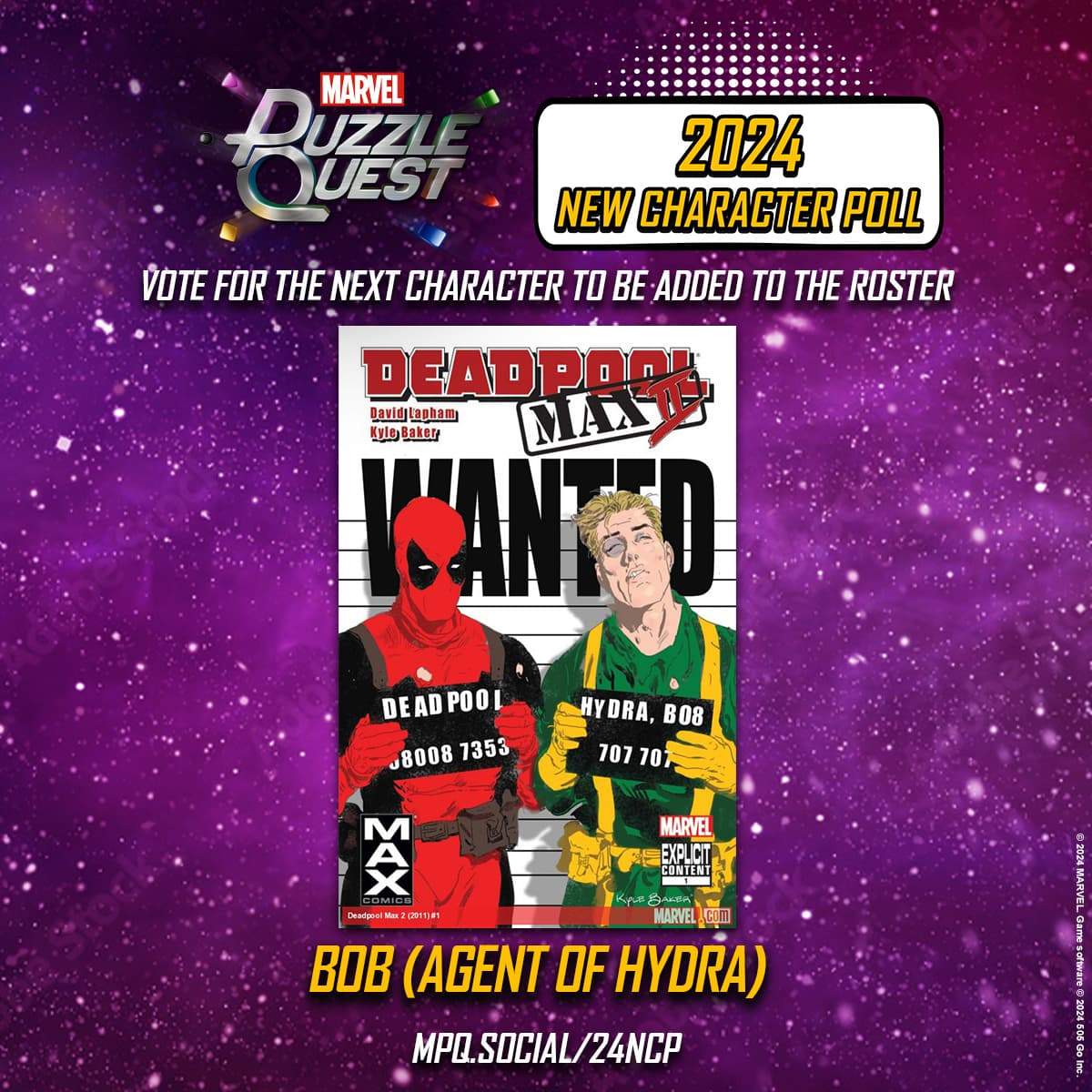 MARVEL Puzzle Quest Bob, Agent of Hydra