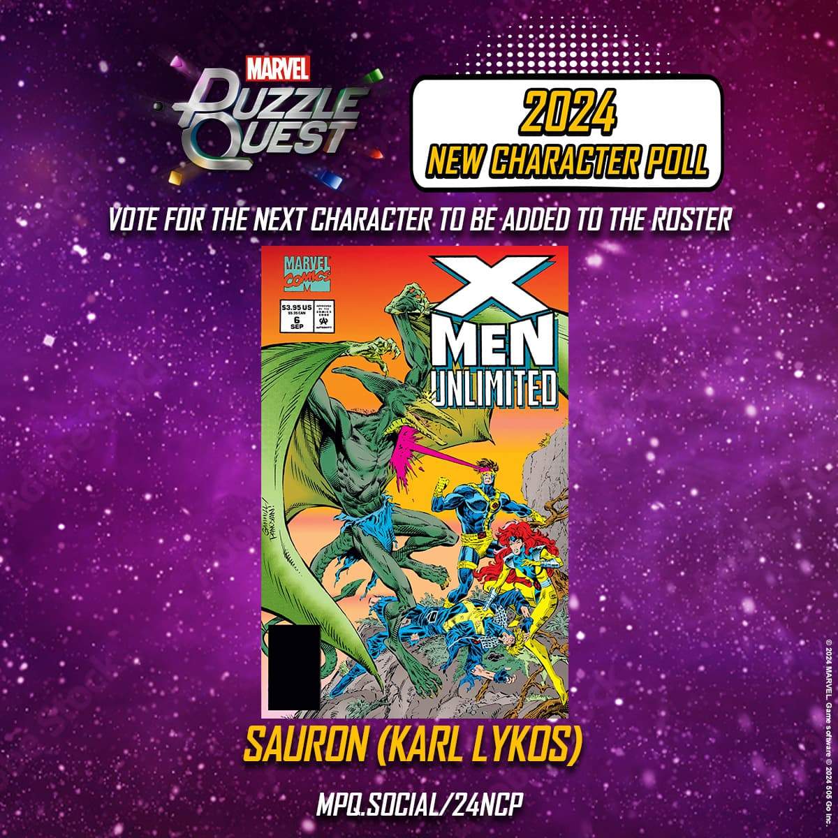 MARVEL Puzzle Quest Sauron (Karl Lykos)