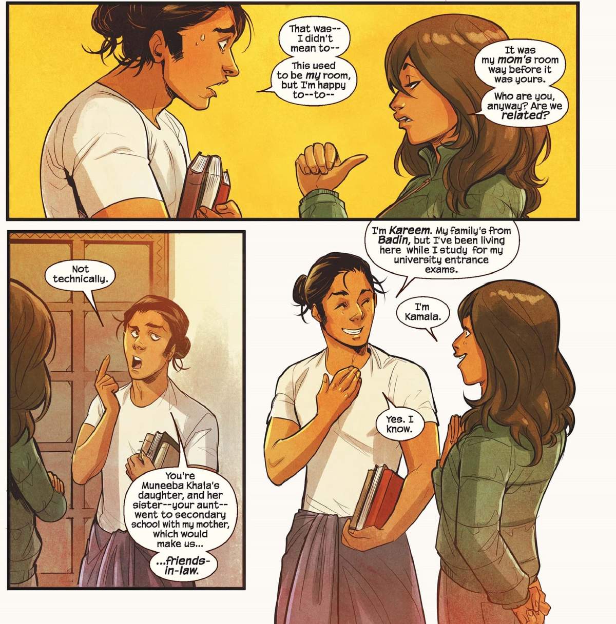 Kamala meets Kareem.