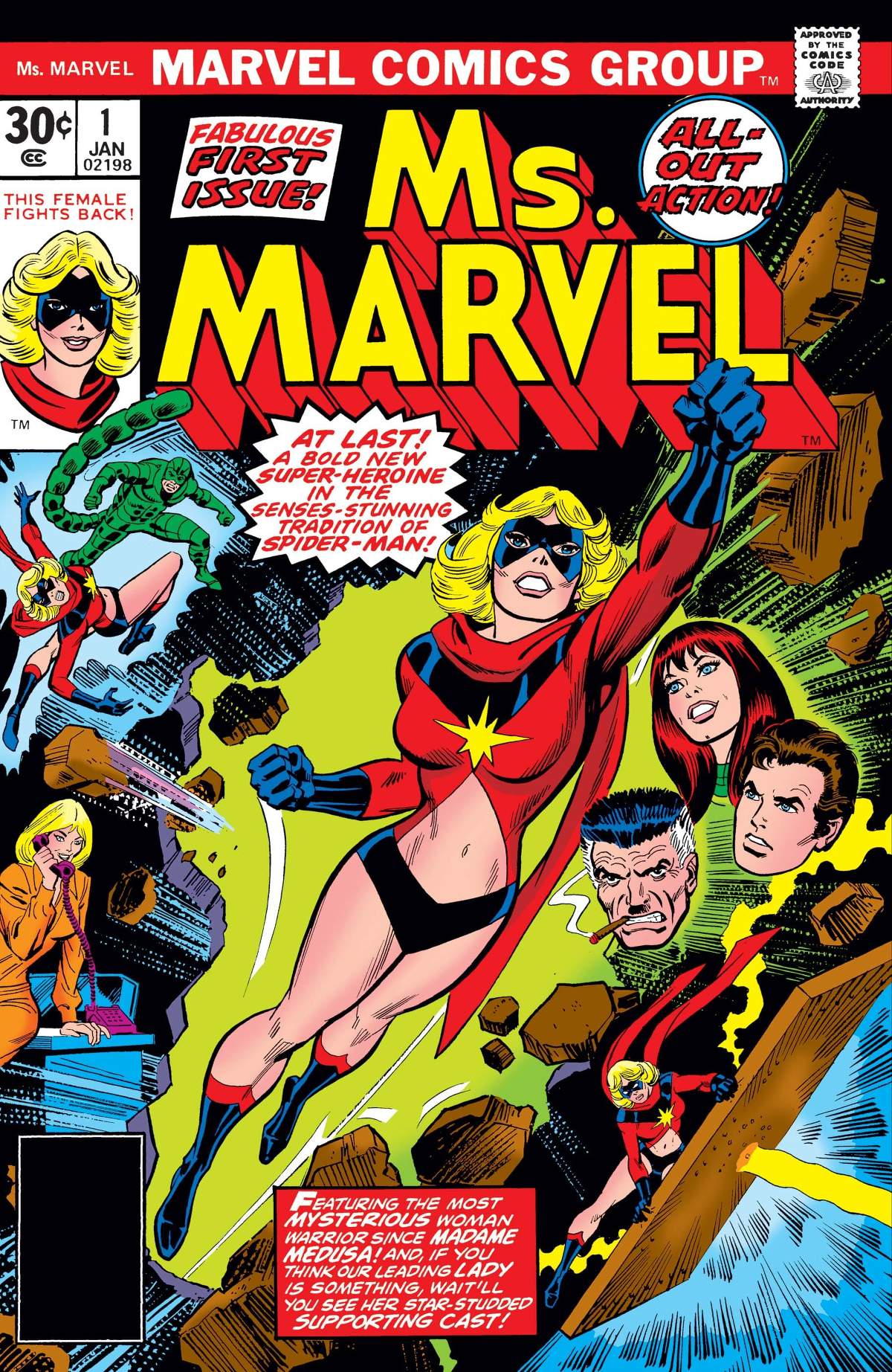 MS. MARVEL (1977) #1 by Gerry Conway and John Buscema
