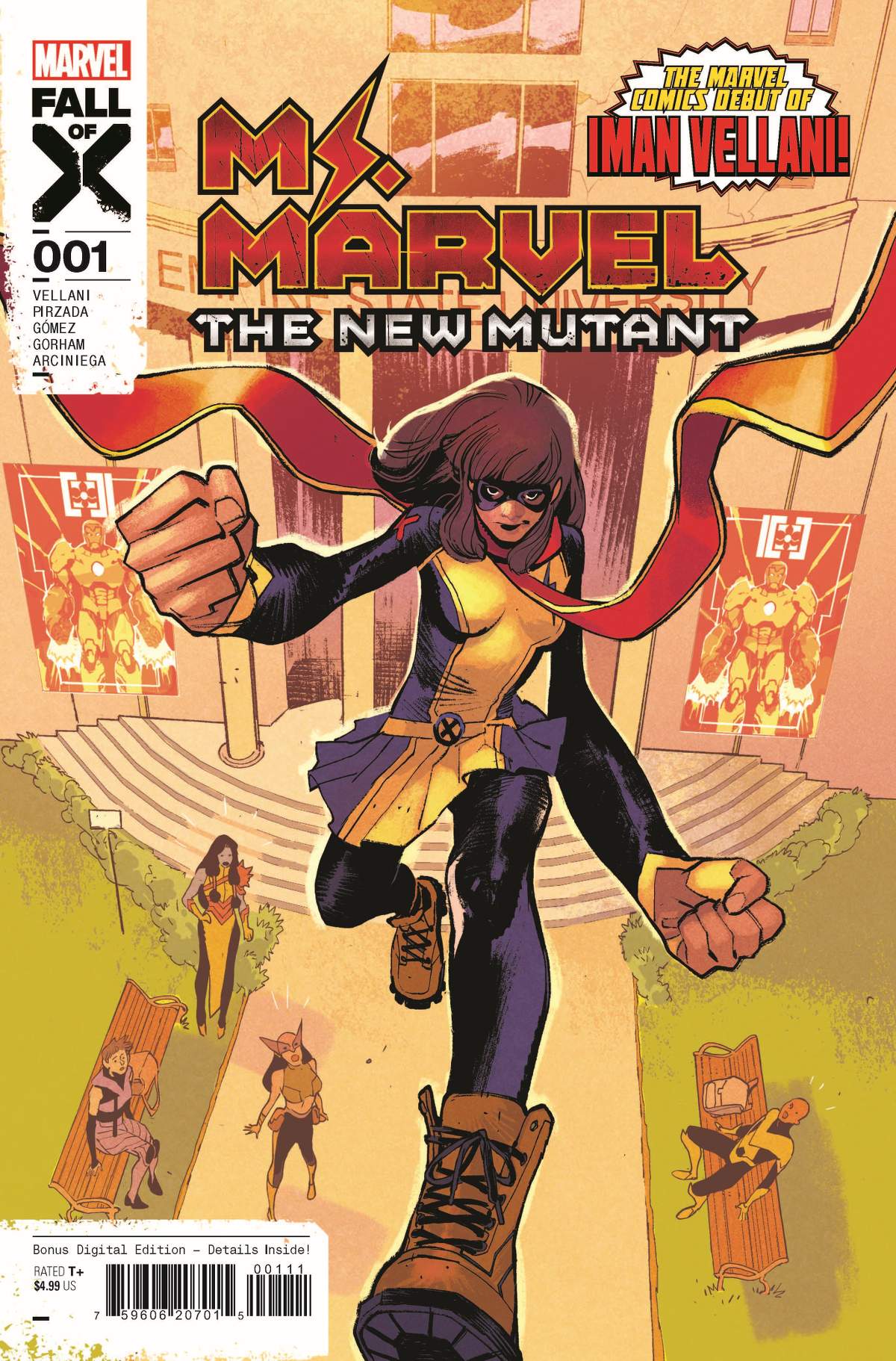MS. MARVEL: THE NEW MUTANT (2023) #1 cover by Sara Pichelli