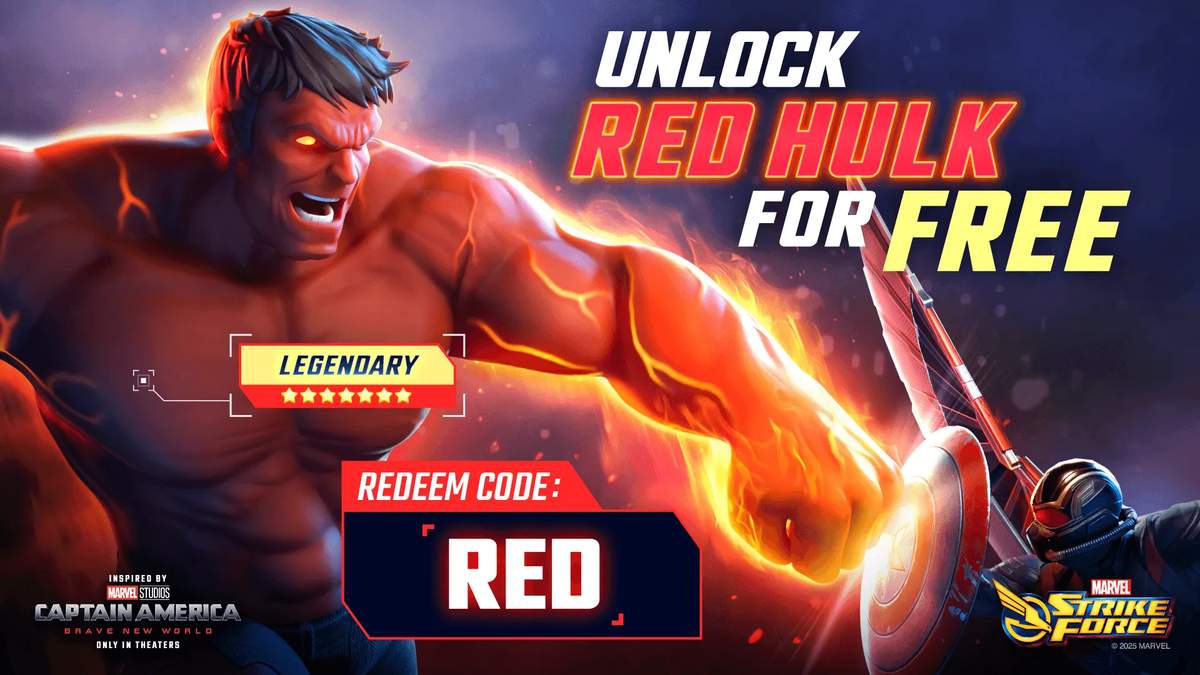 MARVEL Strike Force Red Hulk Redeem Code