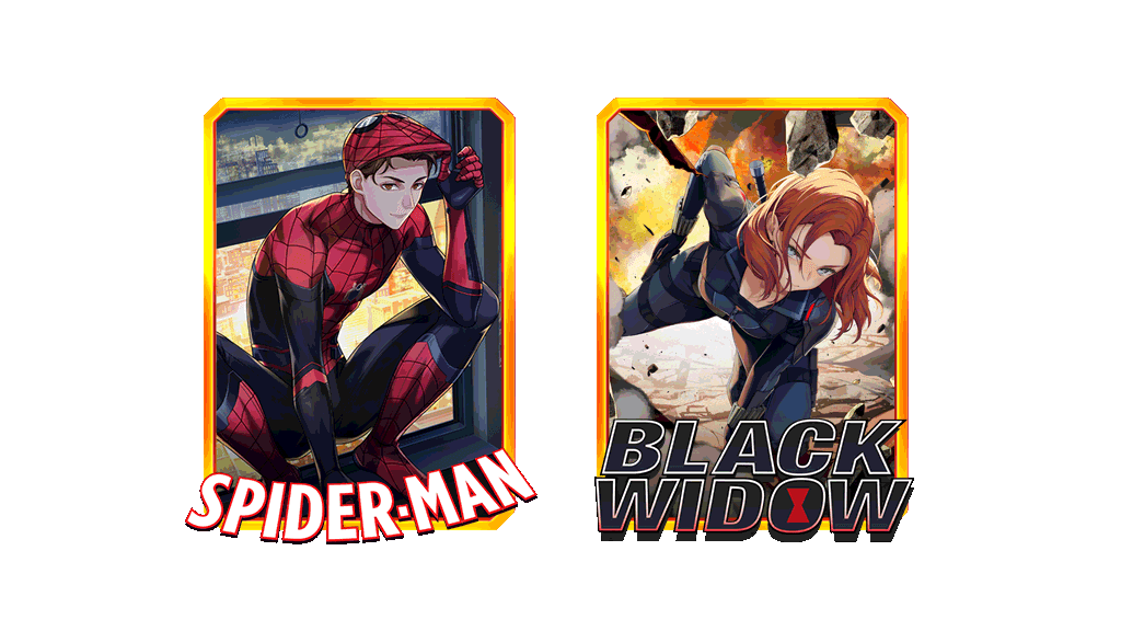 MARVEL SNAP Spider-Man Anime Black Widow Anime