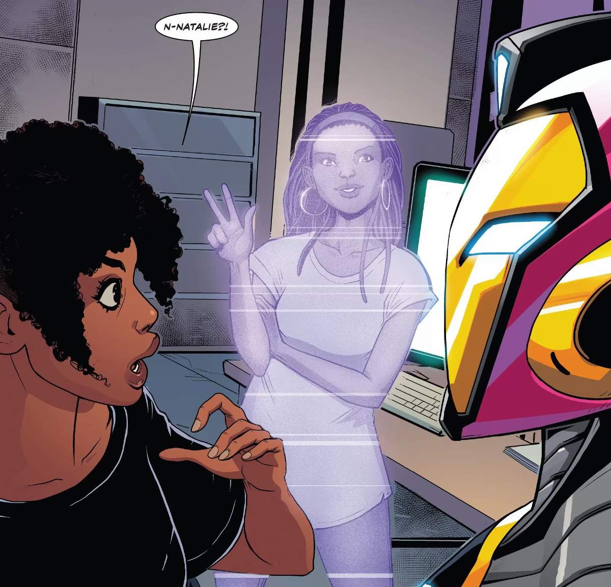 IRONHEART (2018) #1 artwork by Luciano Vecchio