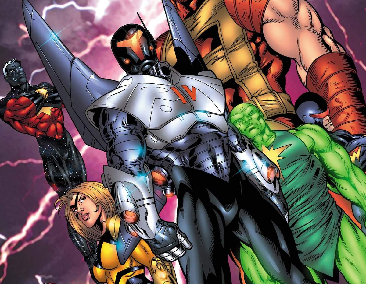 NEW THUNDERBOLTS (2004) #1 cover by Tom Grummett