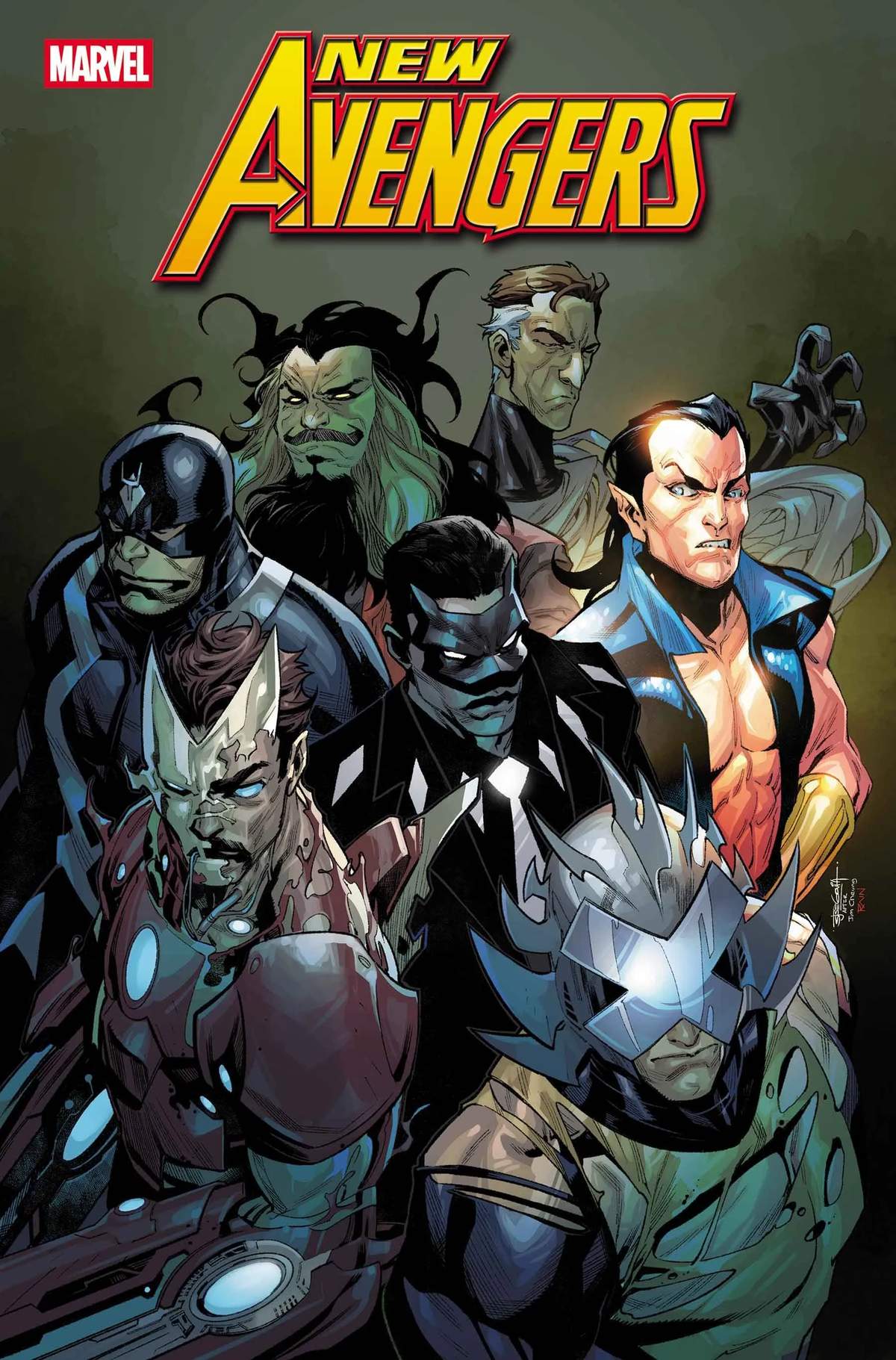 NEW AVENGERS #4 Cover by STEPHEN SEGOVIA