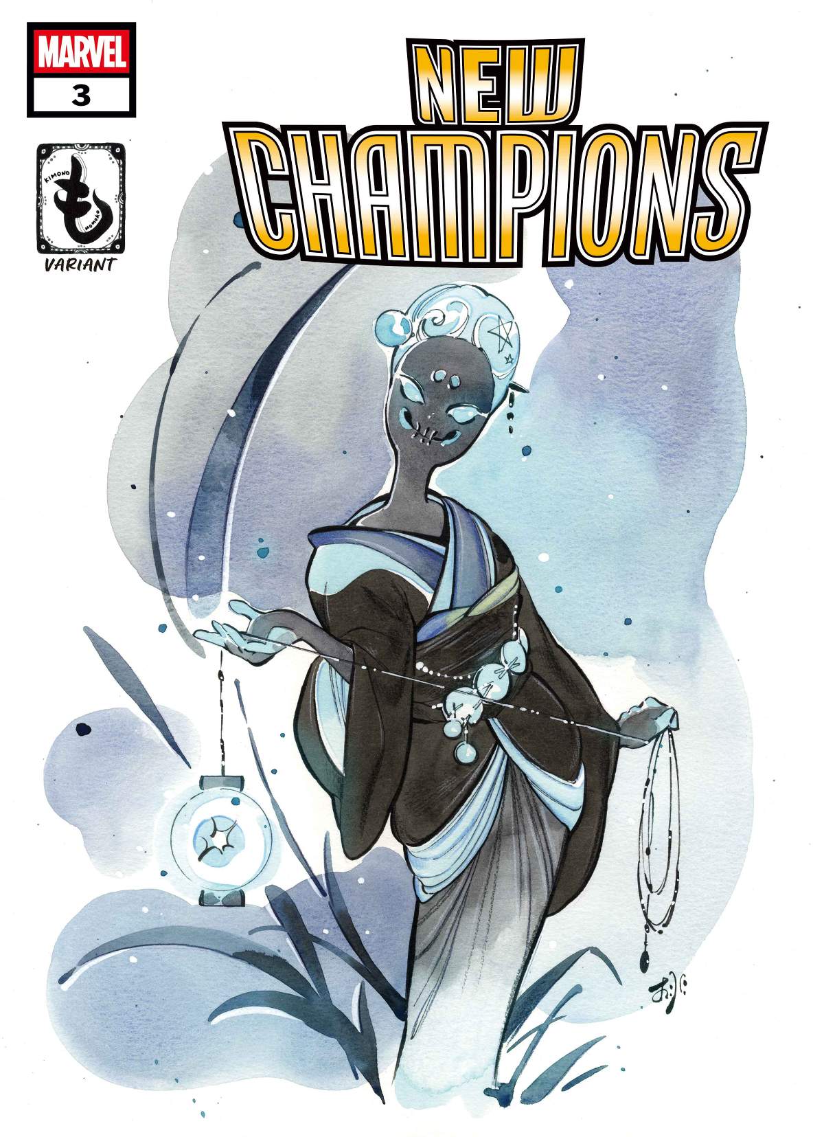 NEW CHAMPIONS #3 Kimono Variant Cover by Peach Momoko