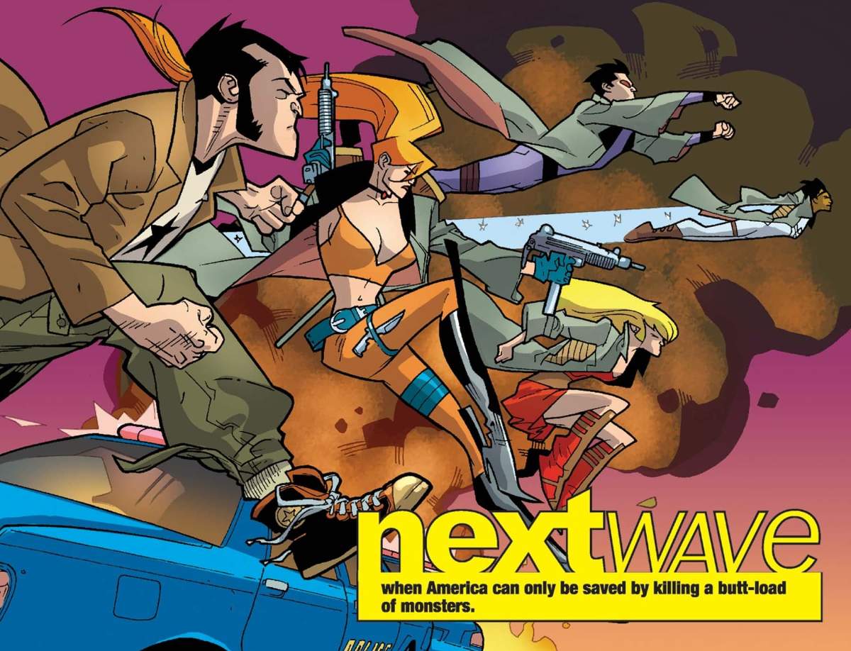 NEXTWAVE: AGENTS OF H.A.T.E. (2006) #7 panel by Stuart Immonen