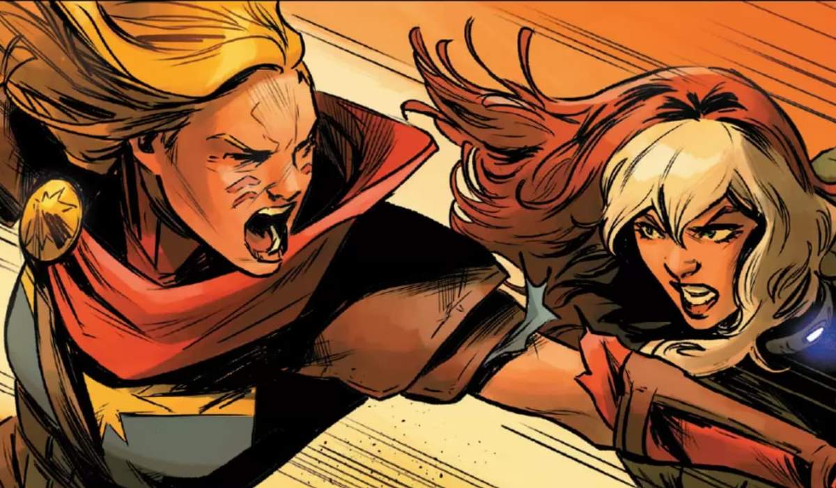 CAPTAIN MARVEL (2019) #4 artwork by Carmen Carnero and Tamra Bonvillain
