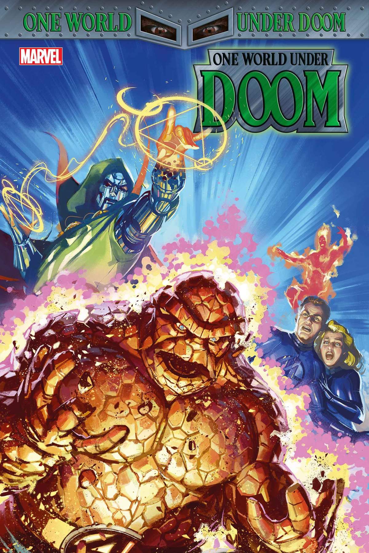 ONE WORLD UNDER DOOM (2025) #2 cover by Ben Harvey