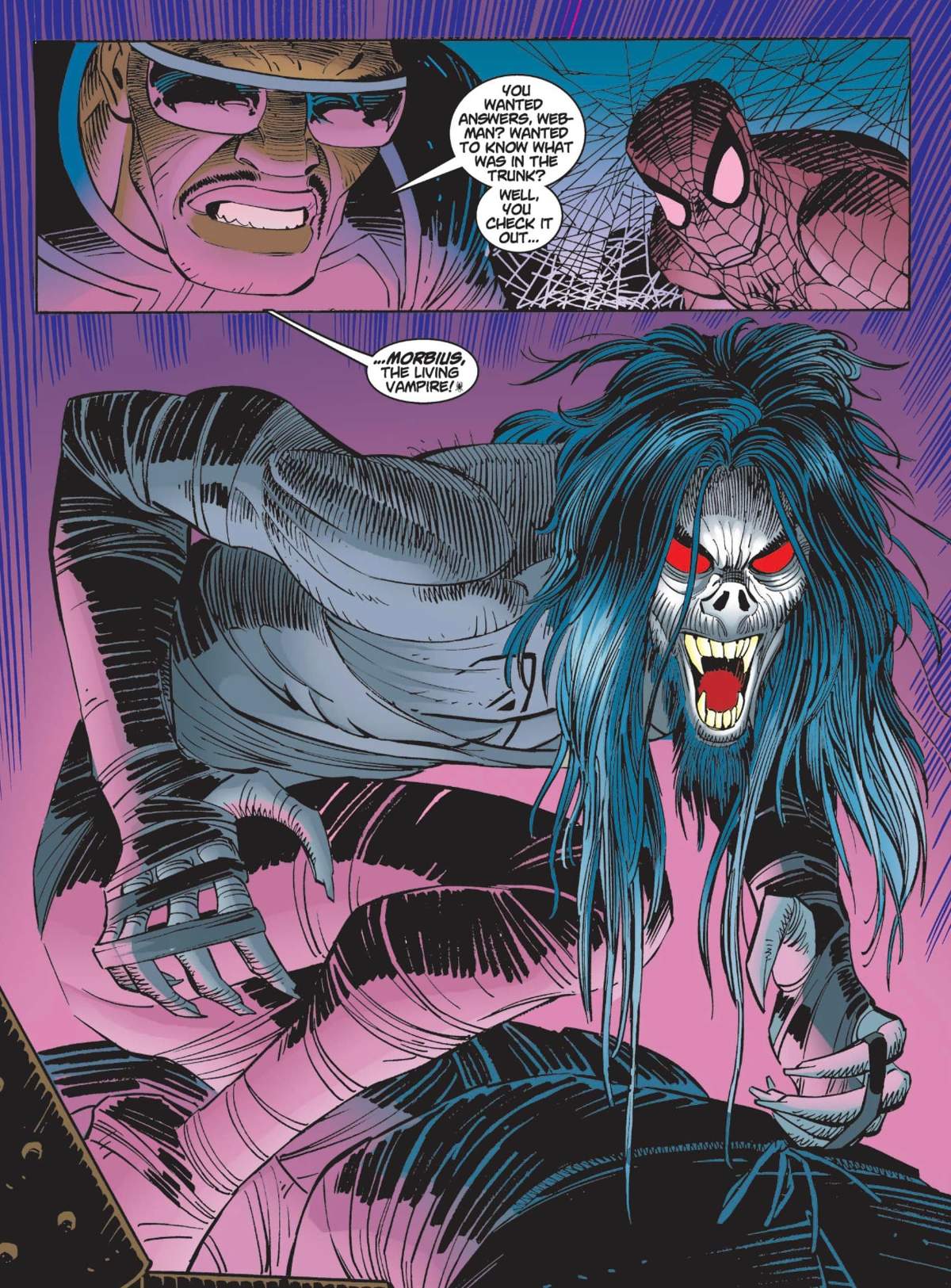 PETER PARKER: SPIDER-MAN (1999) #8 page by Howard Mackie and John Romita Jr.