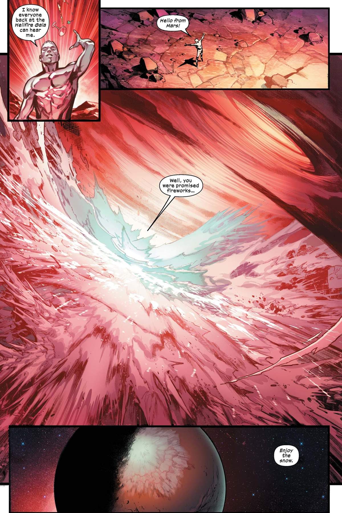 Arakko gets a new home world in PLANET-SIZE X-MEN (2021) #1.