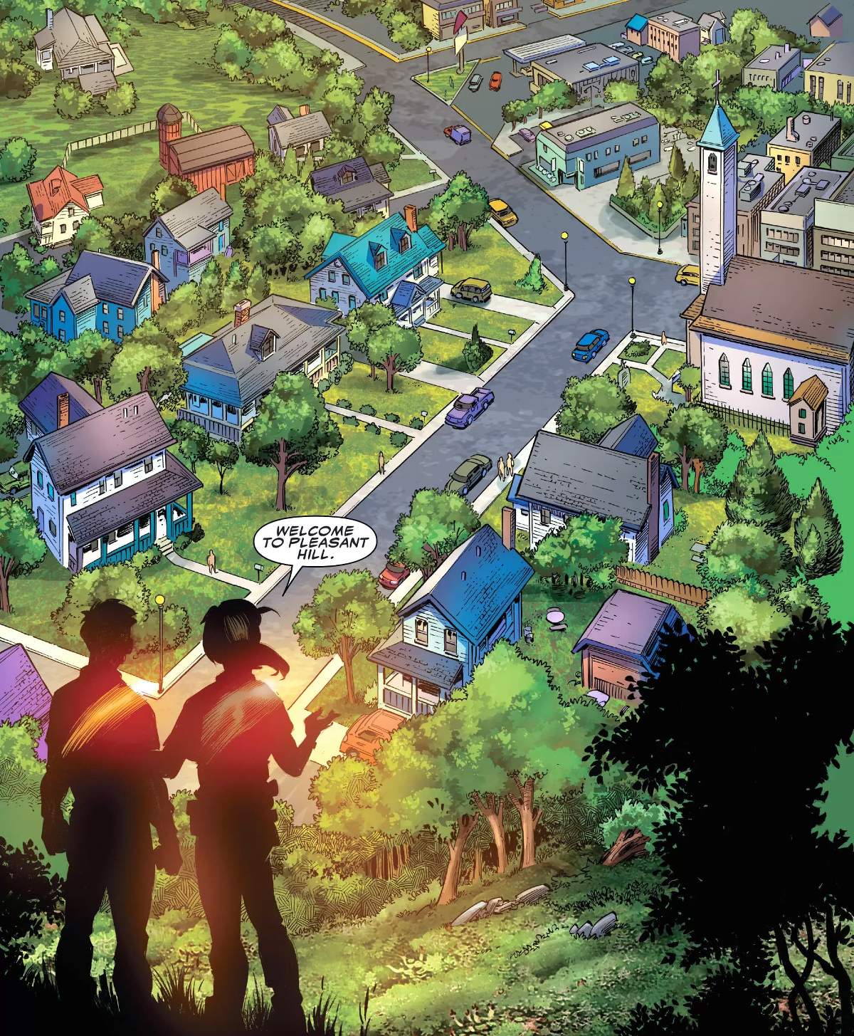 AVENGERS STANDOFF: WELCOME TO PLEASANT HILL (2016) #1 artwork by Mark Bagley, Scott Hanna, and Paul Mounts