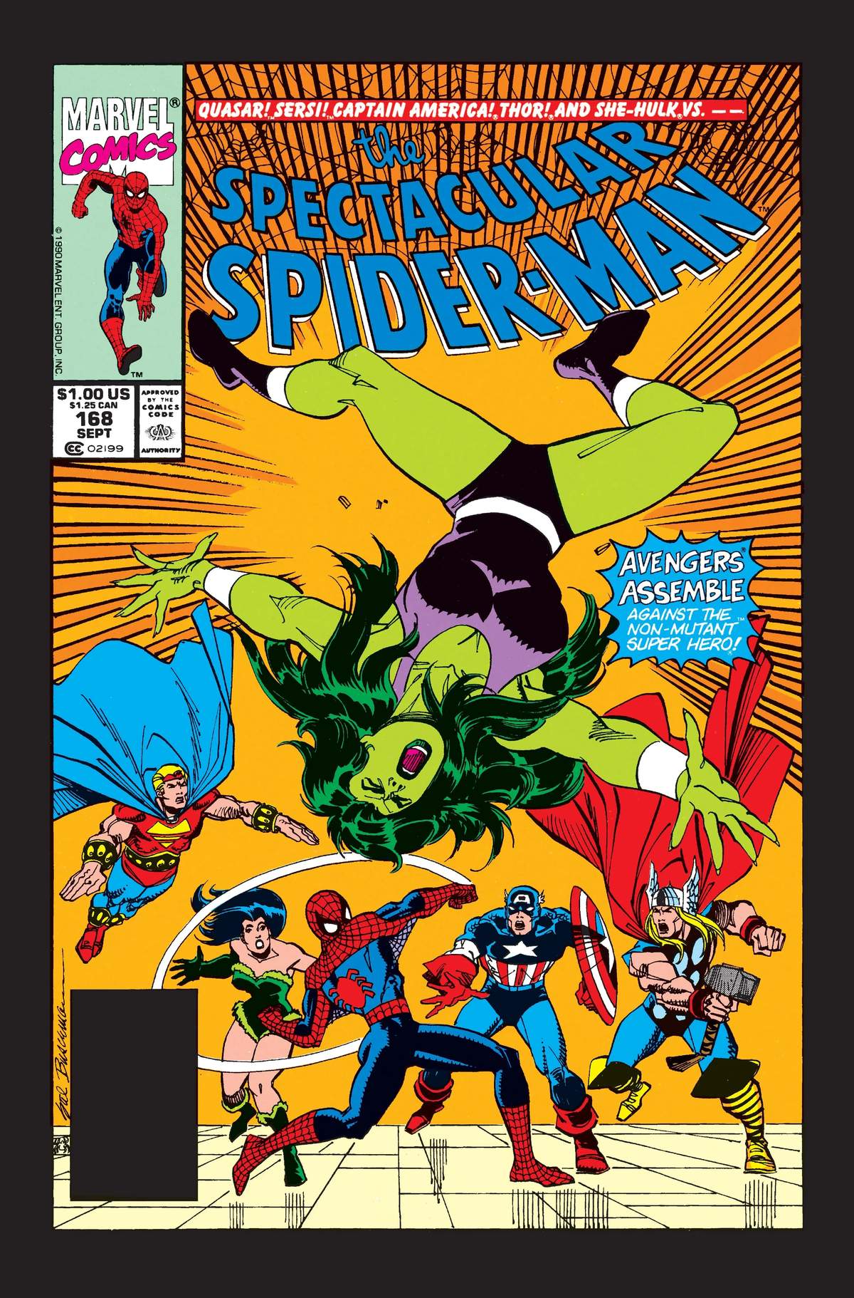 PETER PARKER, THE SPECTACULAR SPIDER-MAN (1976) #168)
