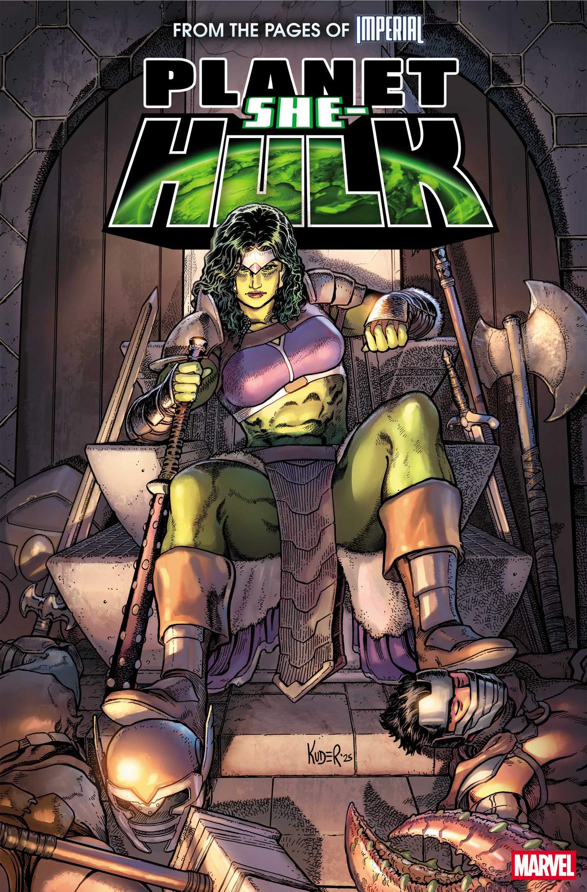 Planet She-Hulk #1 Cover by AARON KUDER