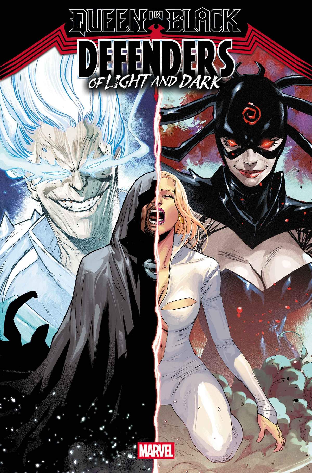 QUEEN IN BLACK: DEFENDERS OF LIGHT AND DARK #2 Cover by DAVID MARQUEZ