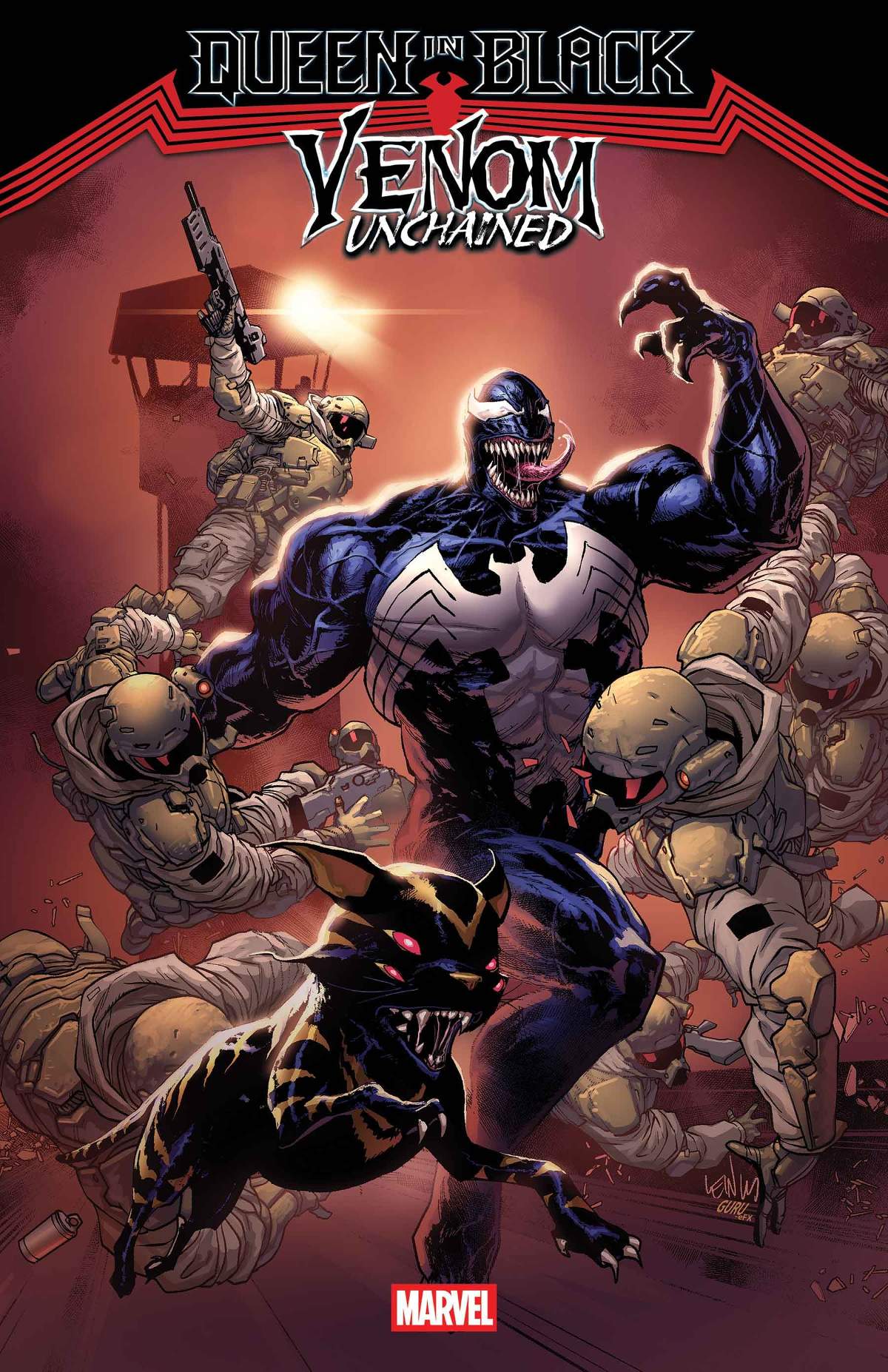 QUEEN IN BLACK: VENOM UNCHAINED #2 Cover by LEINIL FRANCIS YU