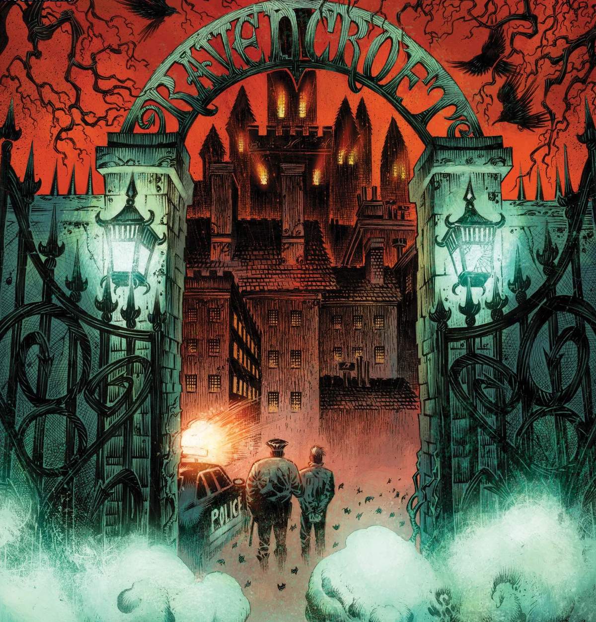 RAVENCROFT (2020) #1 cover by Kyle Hotz and Dan Brown