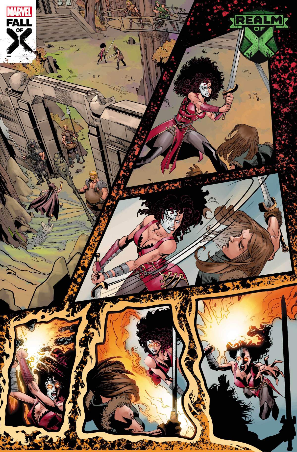 REALM OF X (2023) #2 page by Torunn Grønbekk and Diógenes Neves