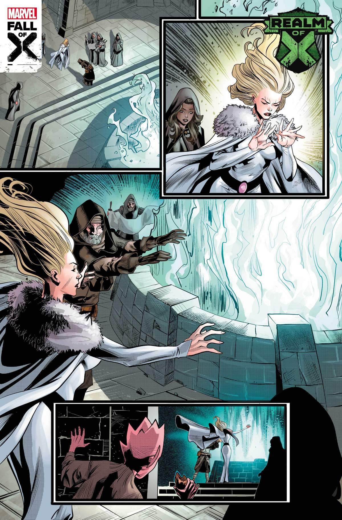 REALM OF X (2023) #2 page by Torunn Grønbekk and Diógenes Neves