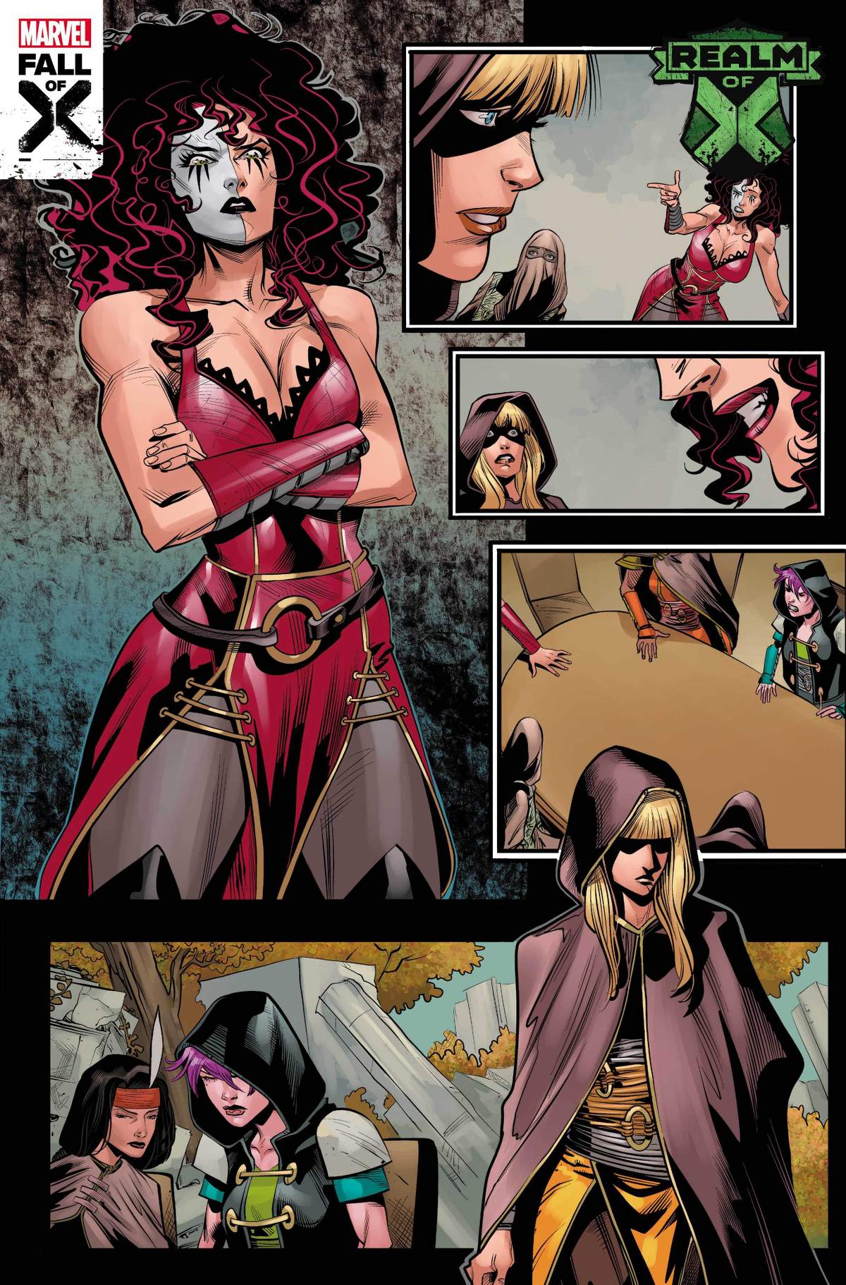 REALM OF X (2023) #2 page by Torunn Grønbekk and Diógenes Neves