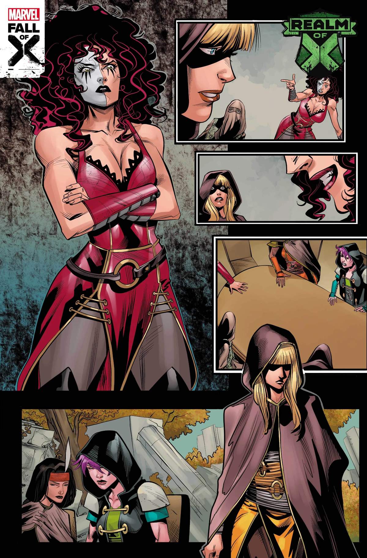 REALM OF X (2023) #2 page by Torunn Grønbekk and Diógenes Neves