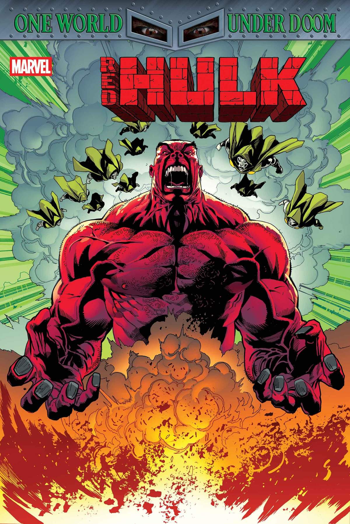 RED HULK #4 Cover by Geoff Shaw