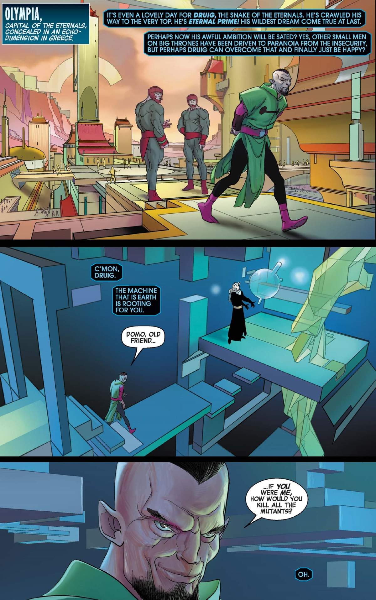 Preview page from A.X.E.: EVE OF JUDGMENT (2022) #1.