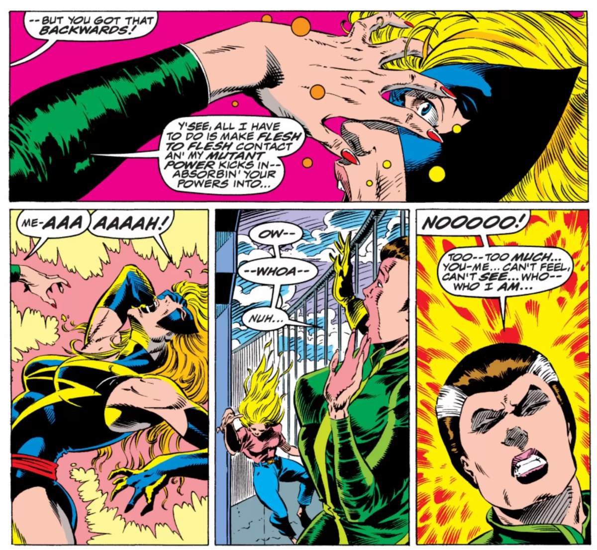 MARVEL SUPER-HEROES (1990) #11 artwork by Mike Gustovich and Heidi Goodhue