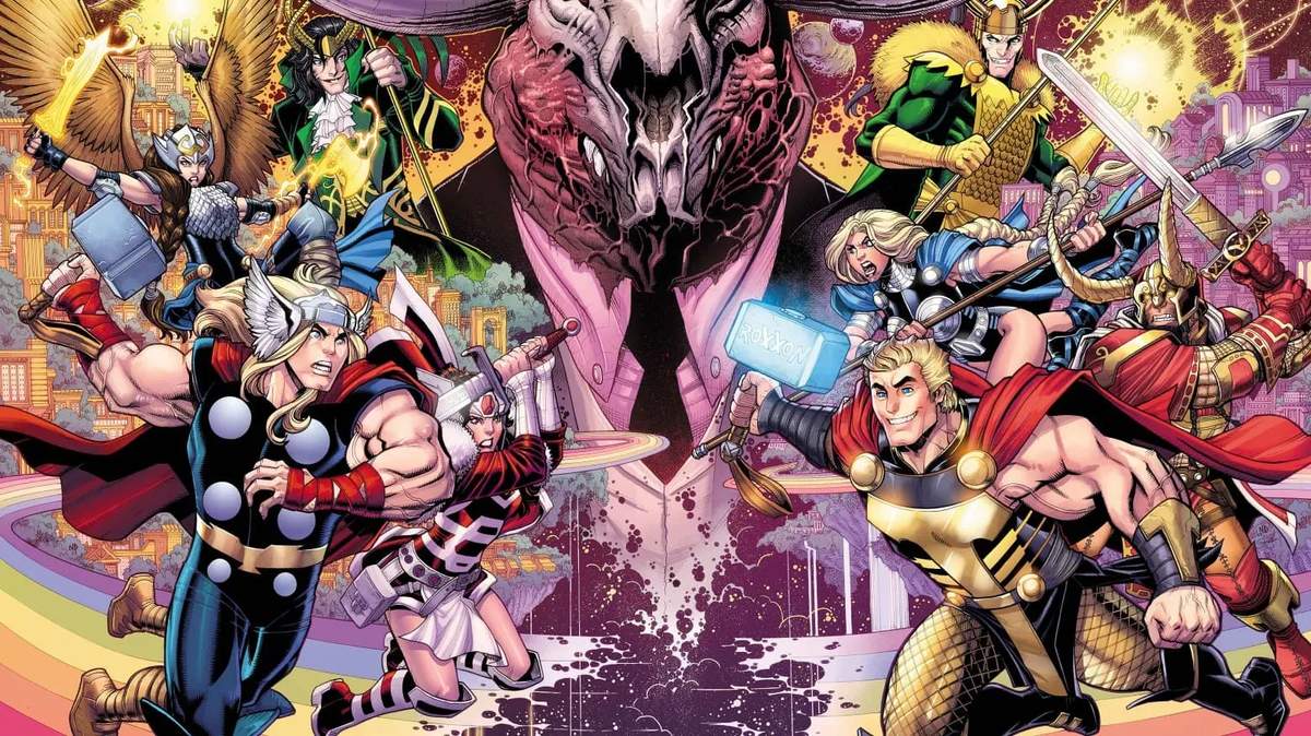 ROXXON PRESENTS: THOR #1 promotional artwork by Nick Bradshaw