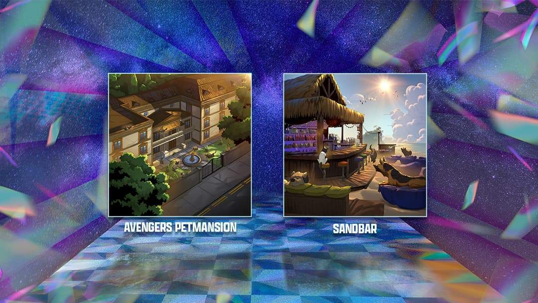 MARVEL SNAP Animals Assemble Locations Pet Mansion The Sandbar