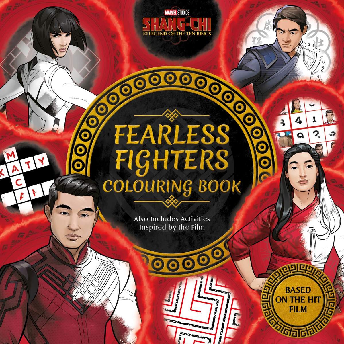 SHANG-CHI AND THE LEGEND OF THE TEN RINGS: FEARLESS FIGHTERS COLOURING BOOK