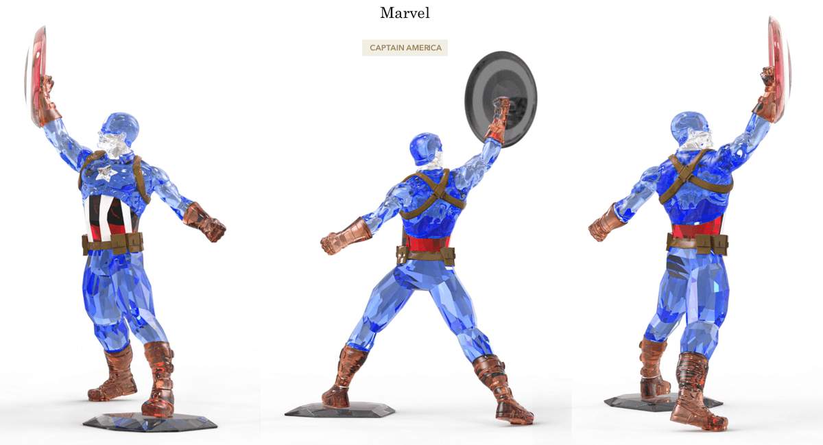 MARVEL x Swarovski Collection | Captain America